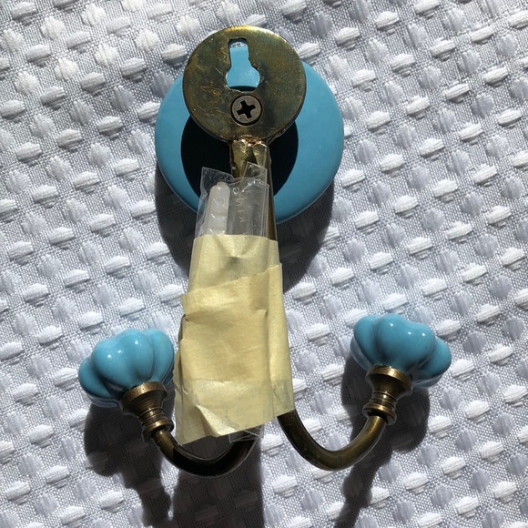 NWOB Jaipur Market Ceramic Double Wall Hook - Picture 4 of 4